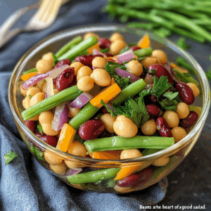 Honey Mustard Bean Salad