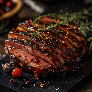 BBQ Ham Steaks with Brown Sugar Rub