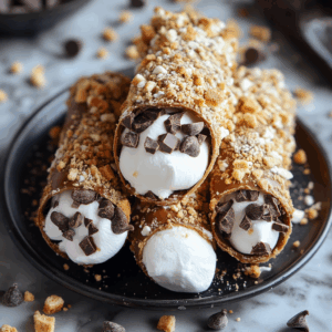 Campfire S’mores Cannoli