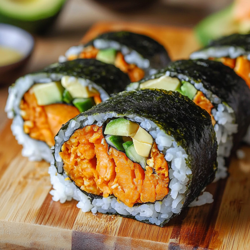 Sweet Potato Sushi Burritos