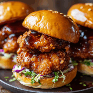Hot Honey Chicken Sliders