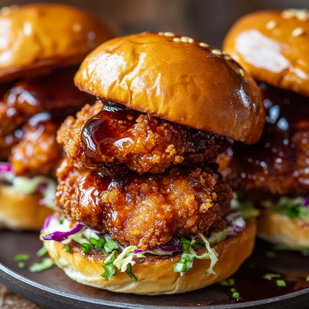 Hot Honey Chicken Sliders