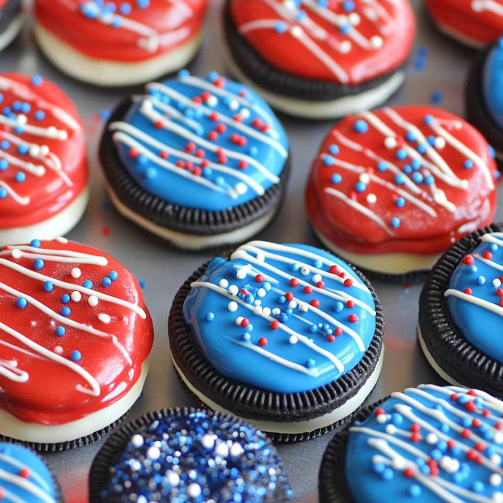 4th of July Oreos