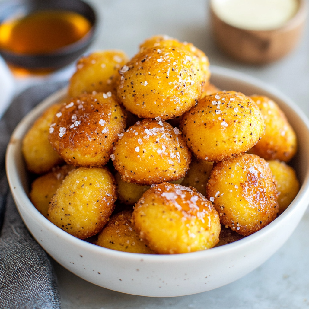 Honey Butter Cornbread Poppers