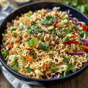 Chilled Ramen Noodle Salad Bliss