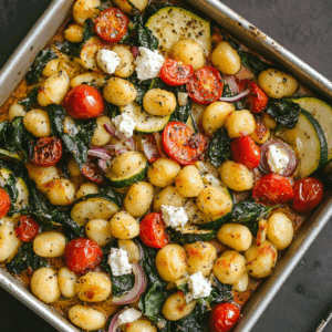 Healthy Blue Zone Baked Gnocchi