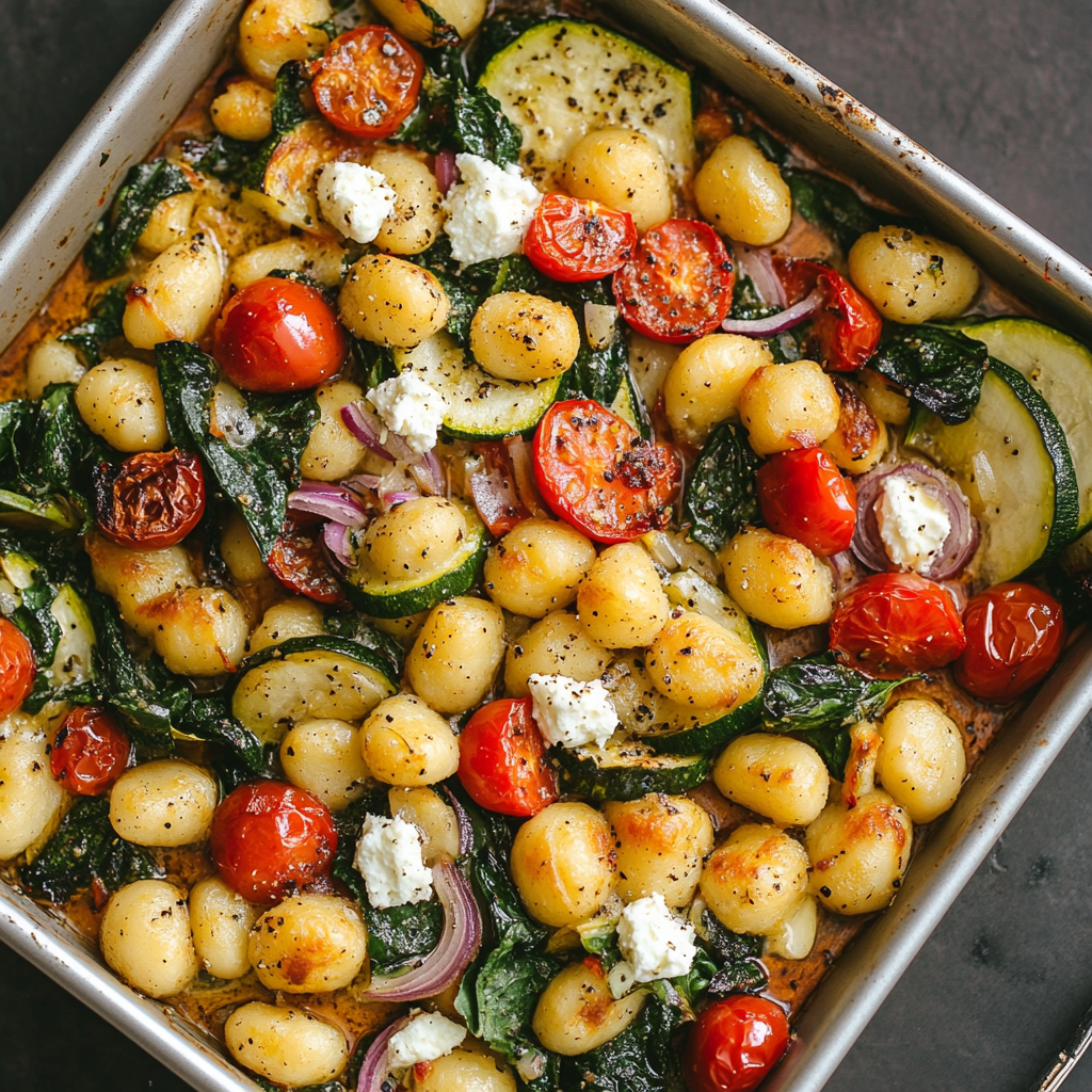 Healthy Blue Zone Baked Gnocchi