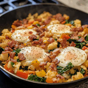 Keto Cauliflower Breakfast Hash!