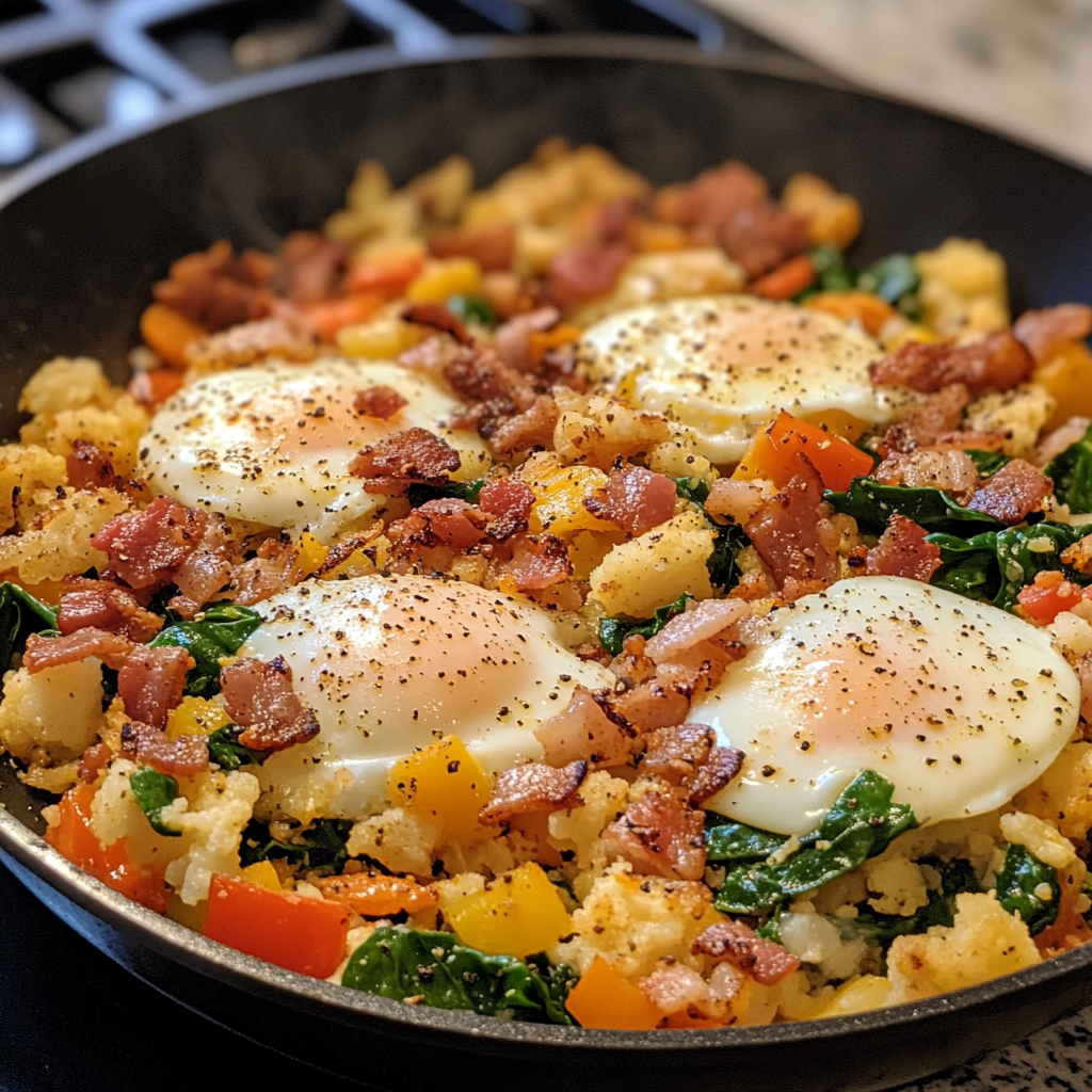 Keto Cauliflower Breakfast Hash!