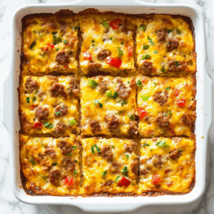 Hearty Beef Breakfast Casserole