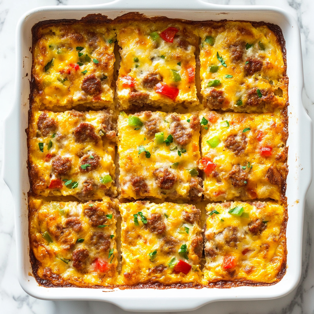 Hearty Beef Breakfast Casserole