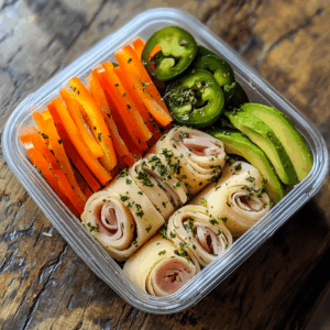 Keto Deli Roll-Up Lunch Box