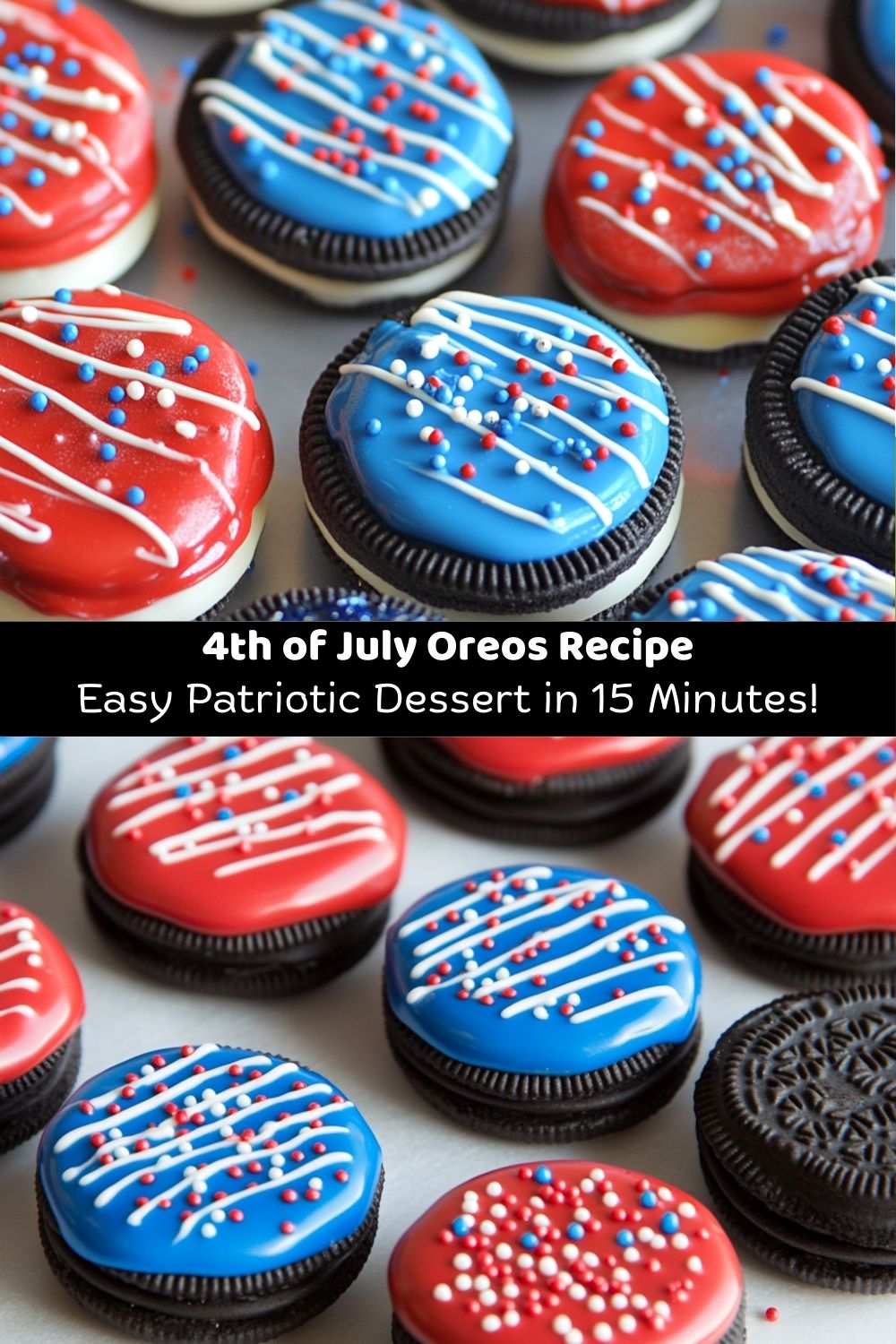 4th of July Oreos