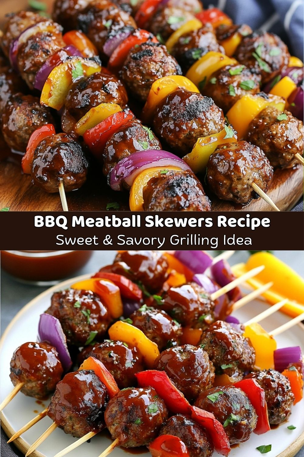 BBQ Meatball Skewers