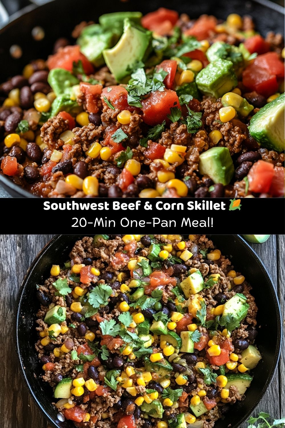 Southwest Beef & Corn Skillet