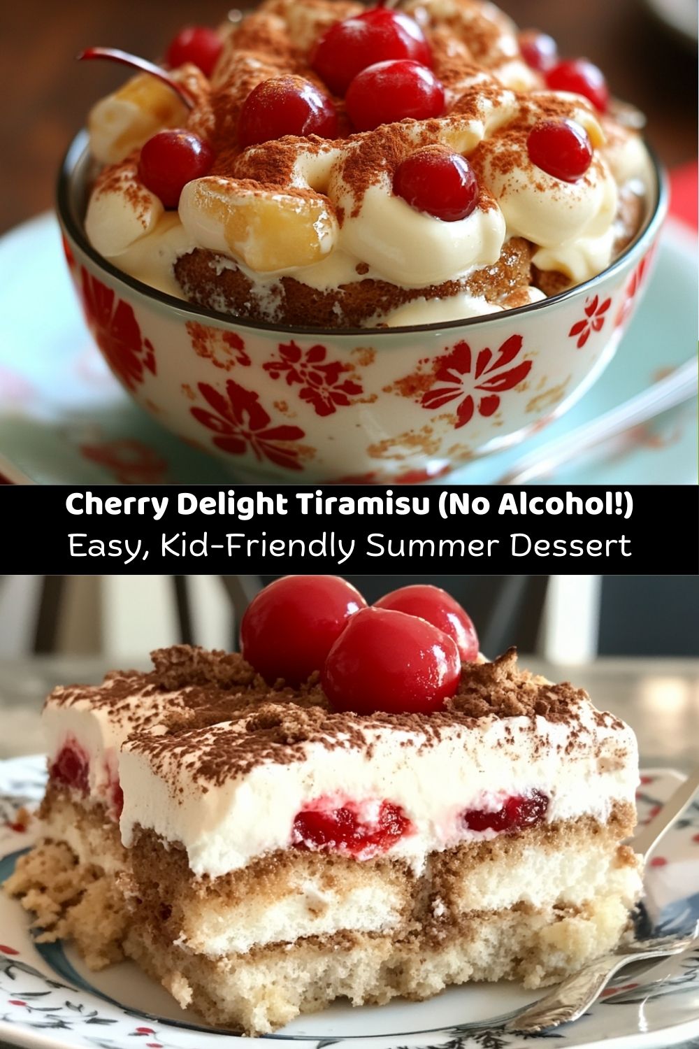 Cherry Delight Tiramisu