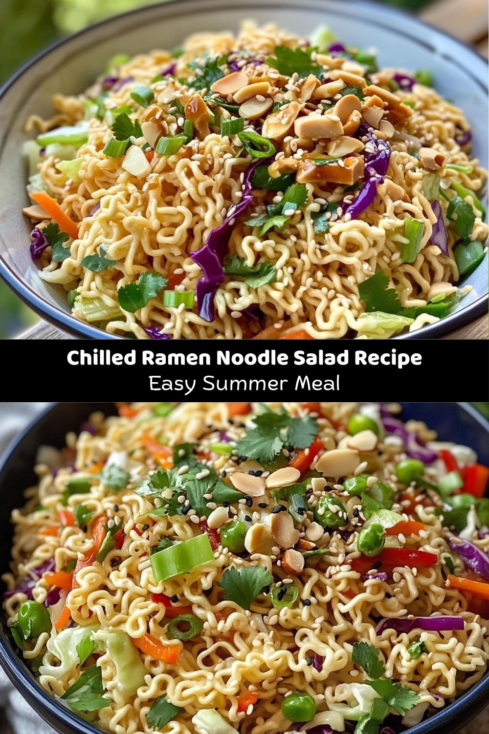 Chilled Ramen Noodle Salad Bliss