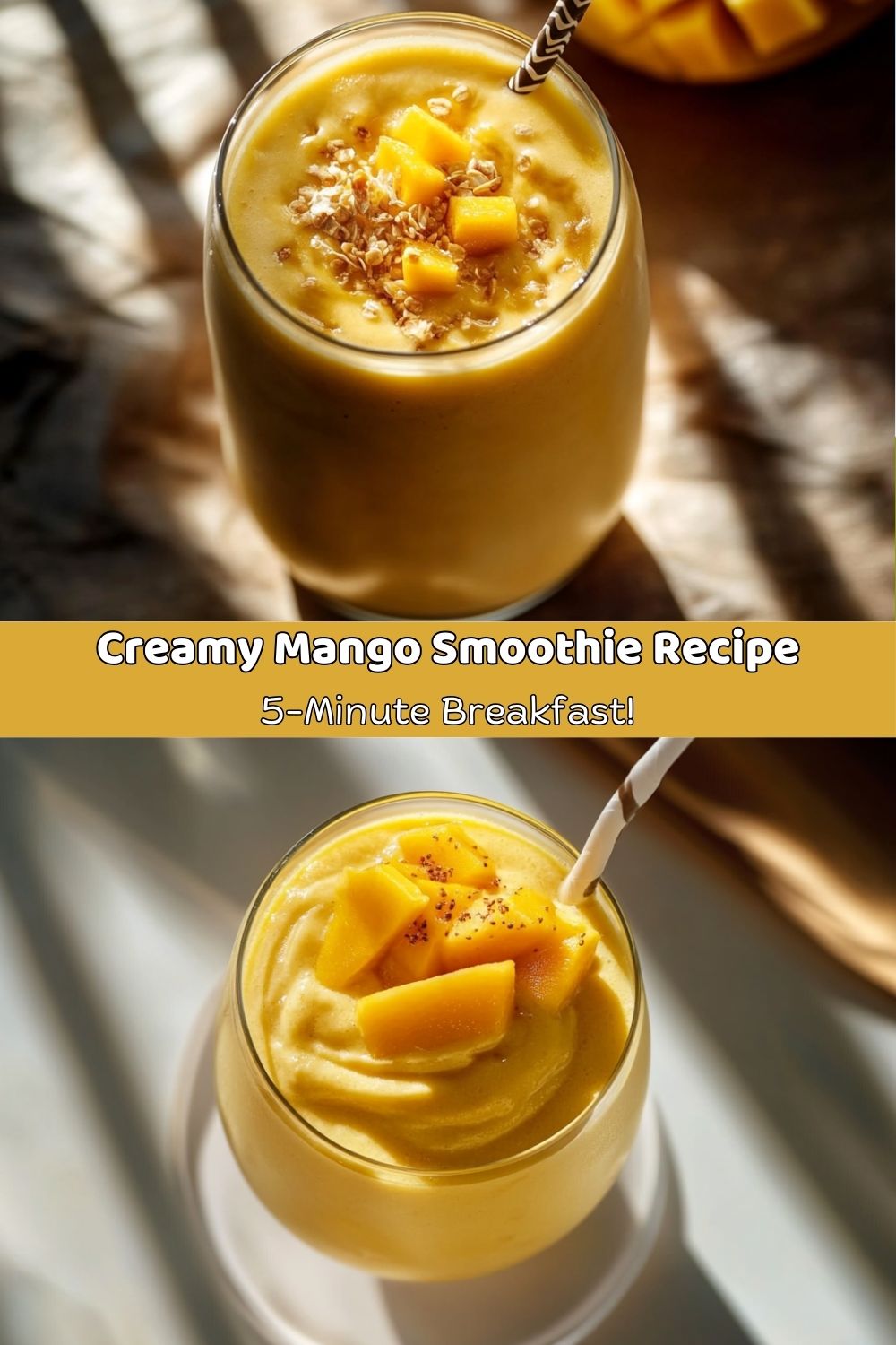 Creamy Mango Smoothie Recipe