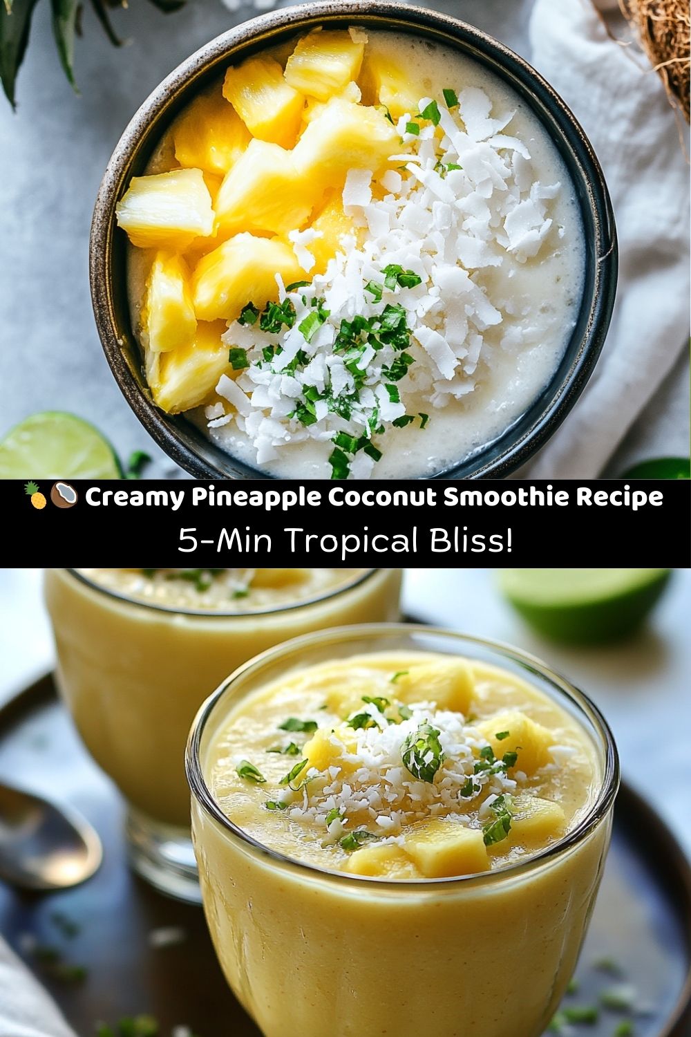Pineapple Coconut Smoothie