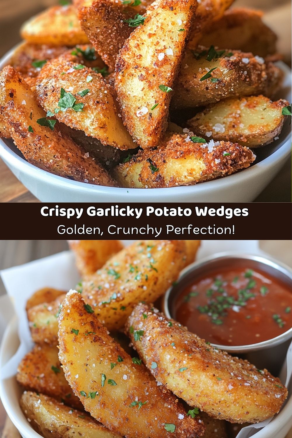 Crispy Fried Potato Wedges
