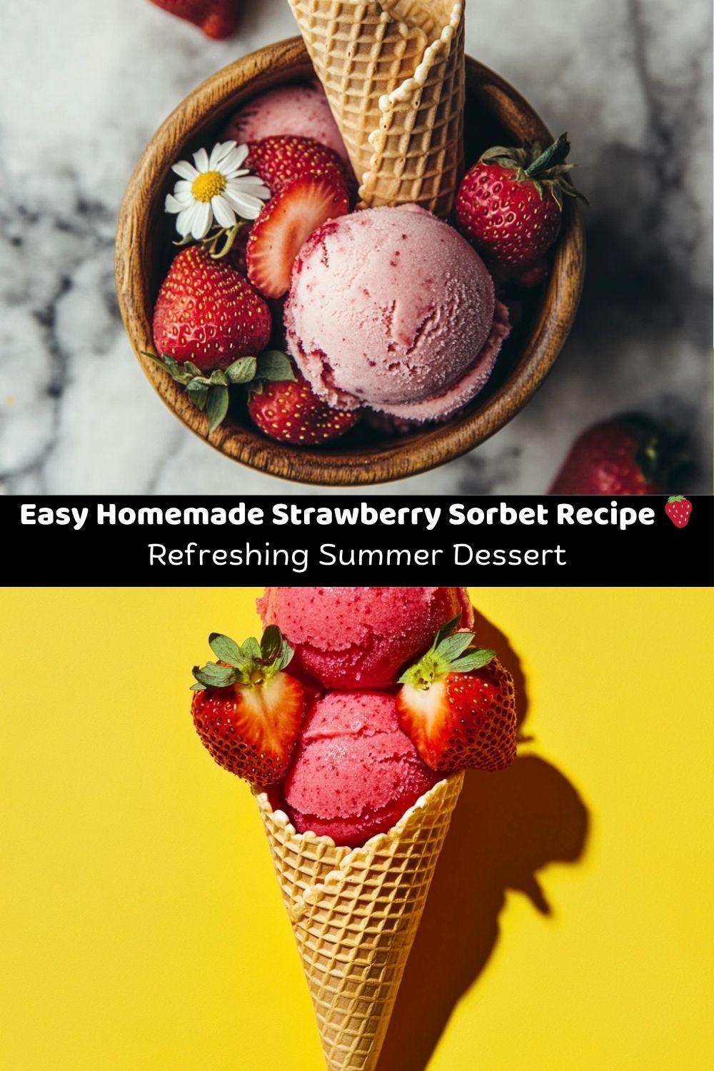 Strawberry Sorbet Recipe