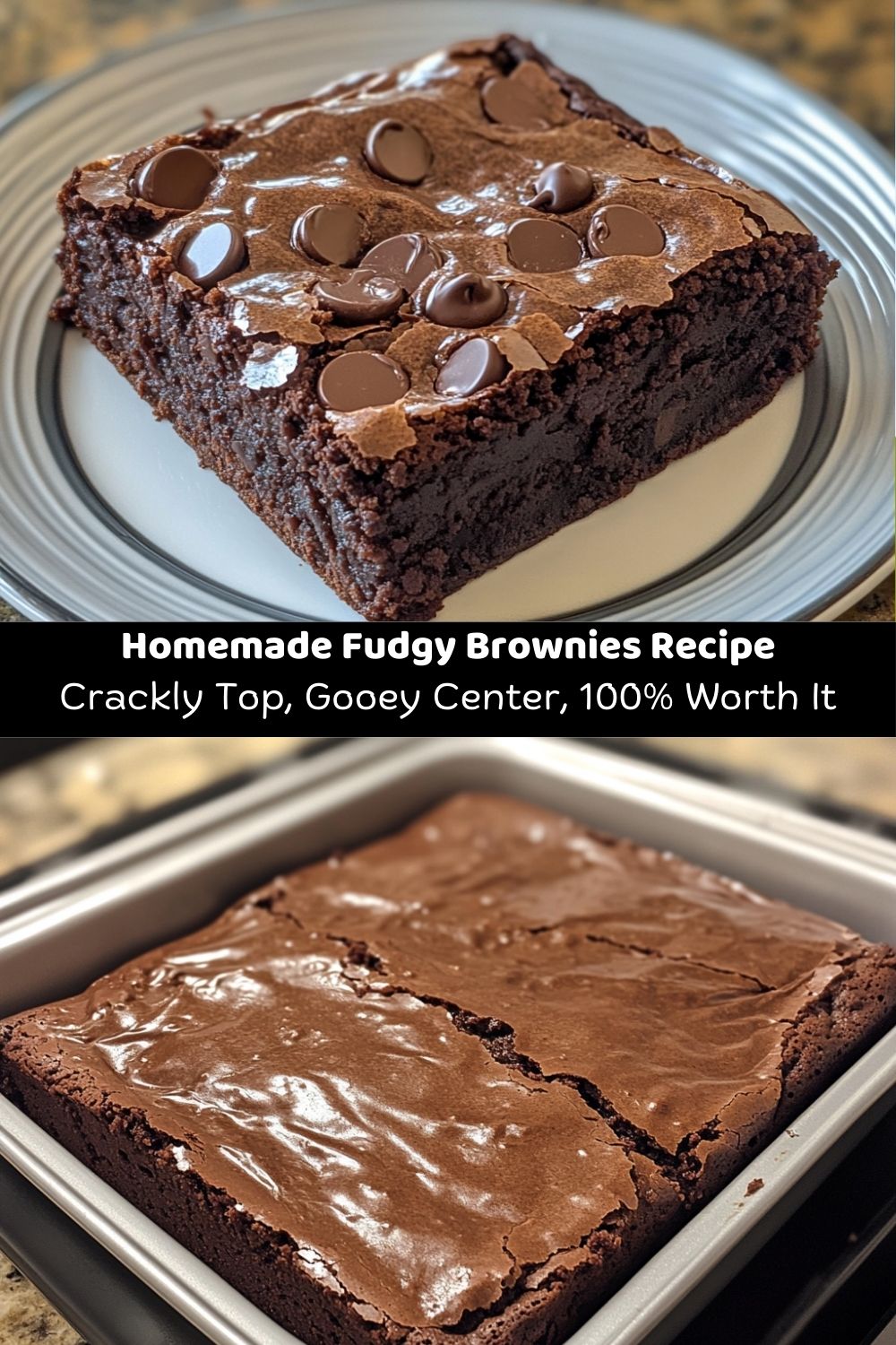 Homemade Fudgy Brownies Recipe