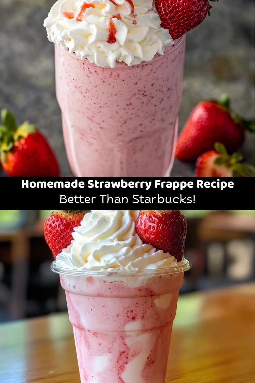 Strawberry Frappe Bliss