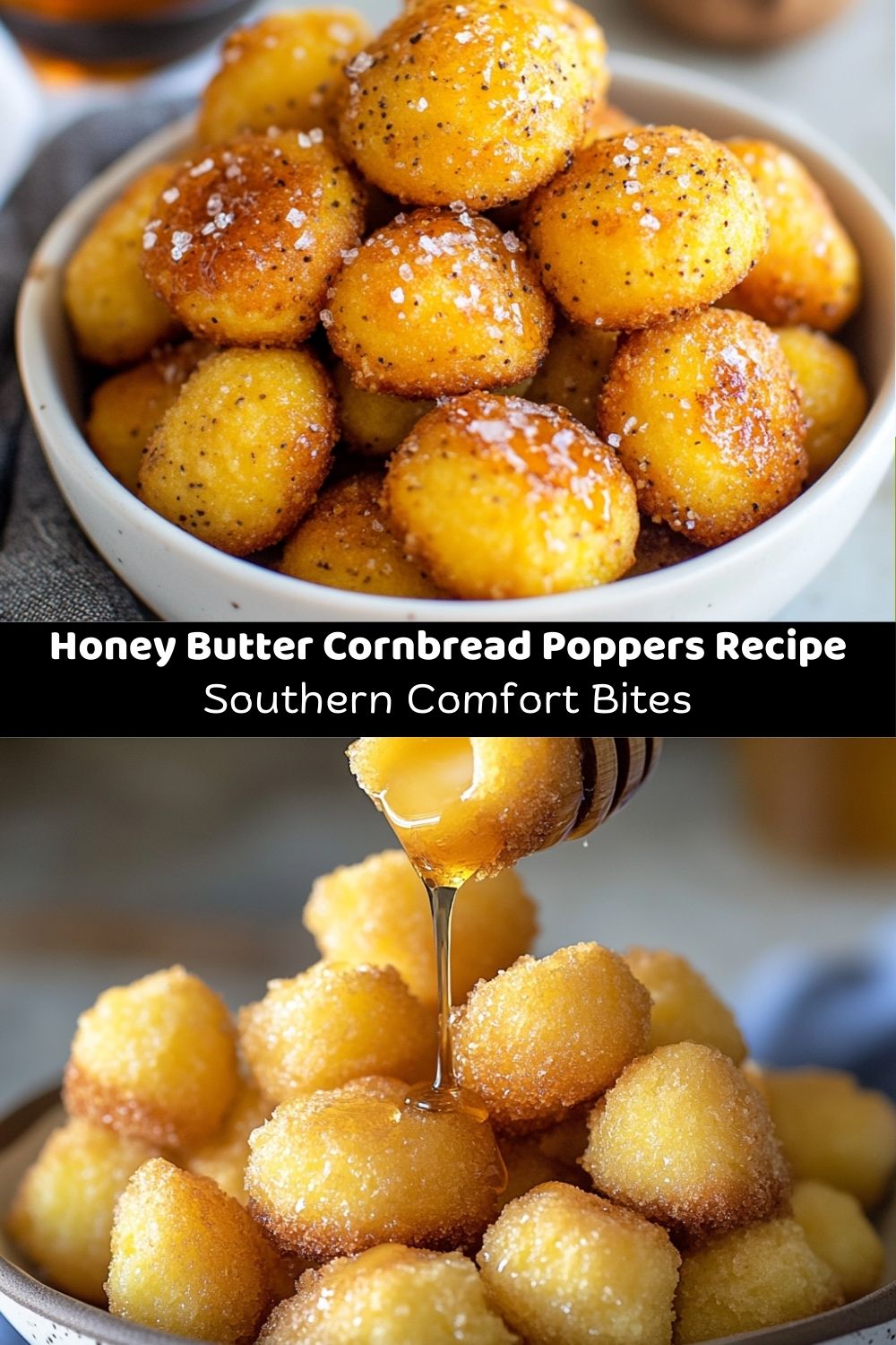 Honey Butter Cornbread Poppers