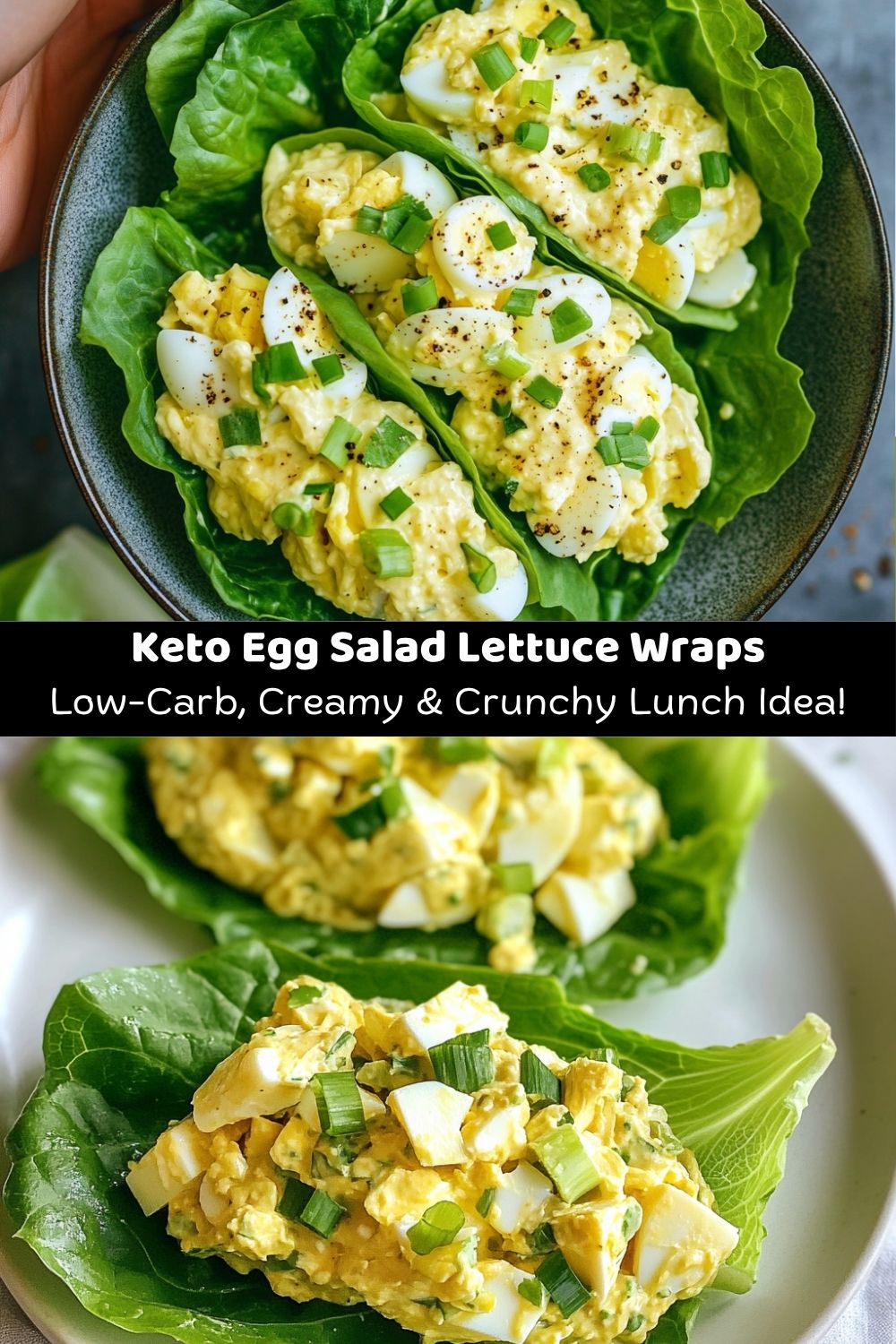 Keto Egg Salad Lettuce Wraps