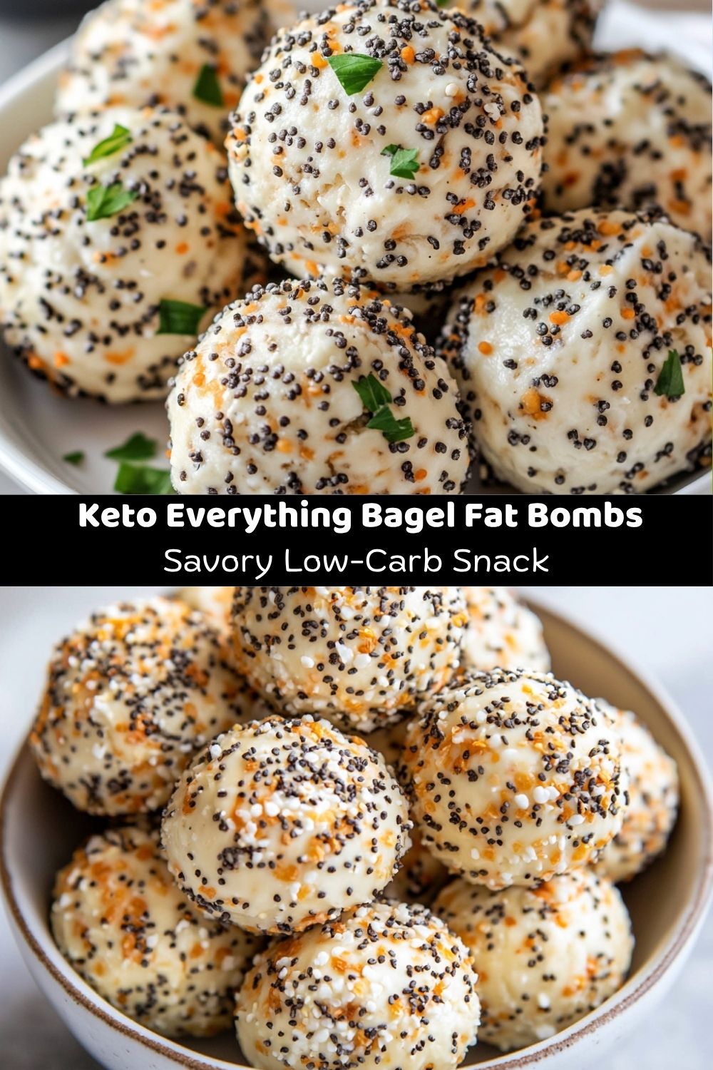 Keto Everything Bagel Fat Bombs