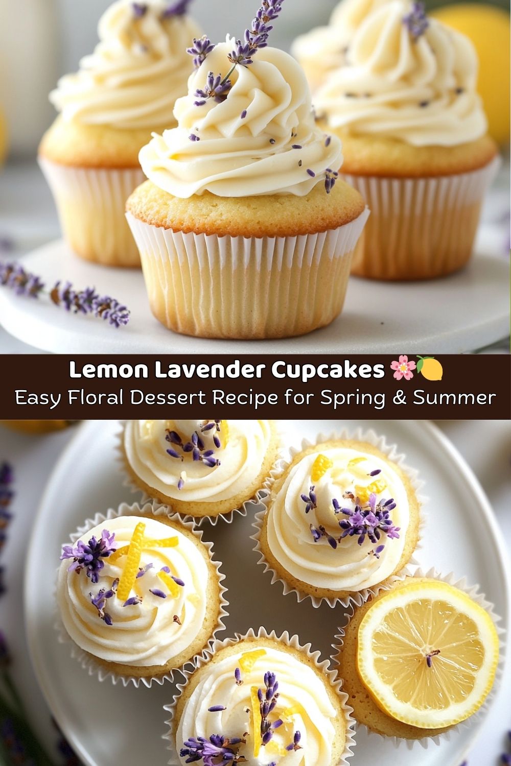 Lemon Lavender Cupcakes