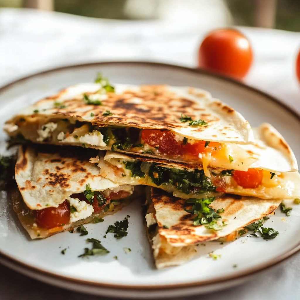 Mediterranean Quesadillas