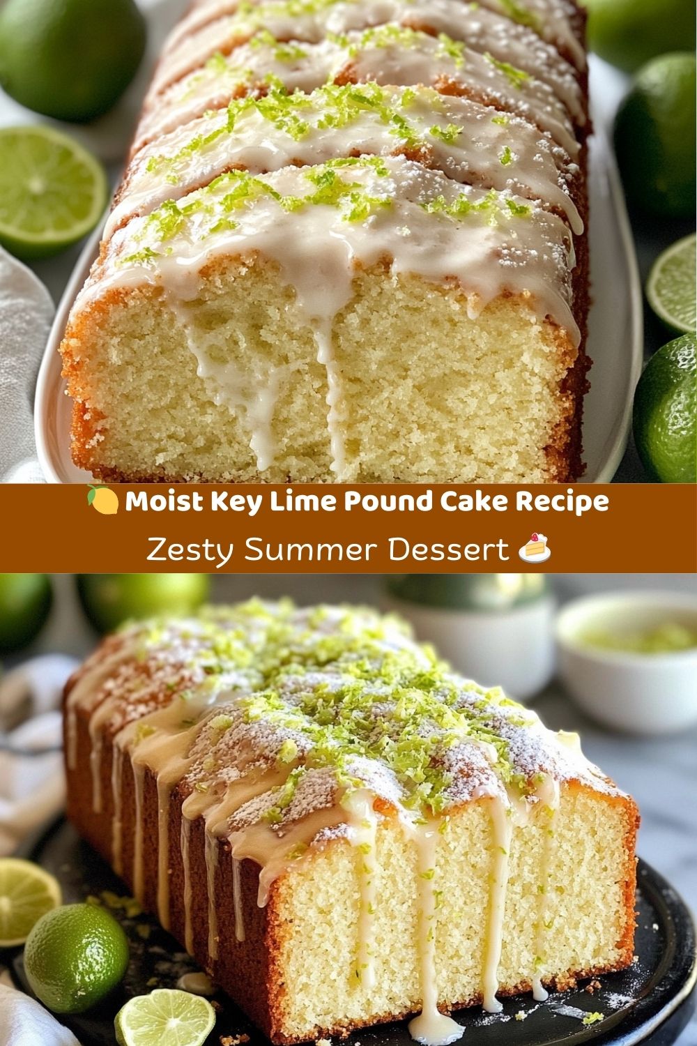 Tangy Key Lime Pound Cake Delight