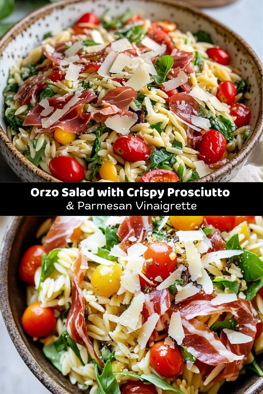 Orzo Salad with Prosciutto