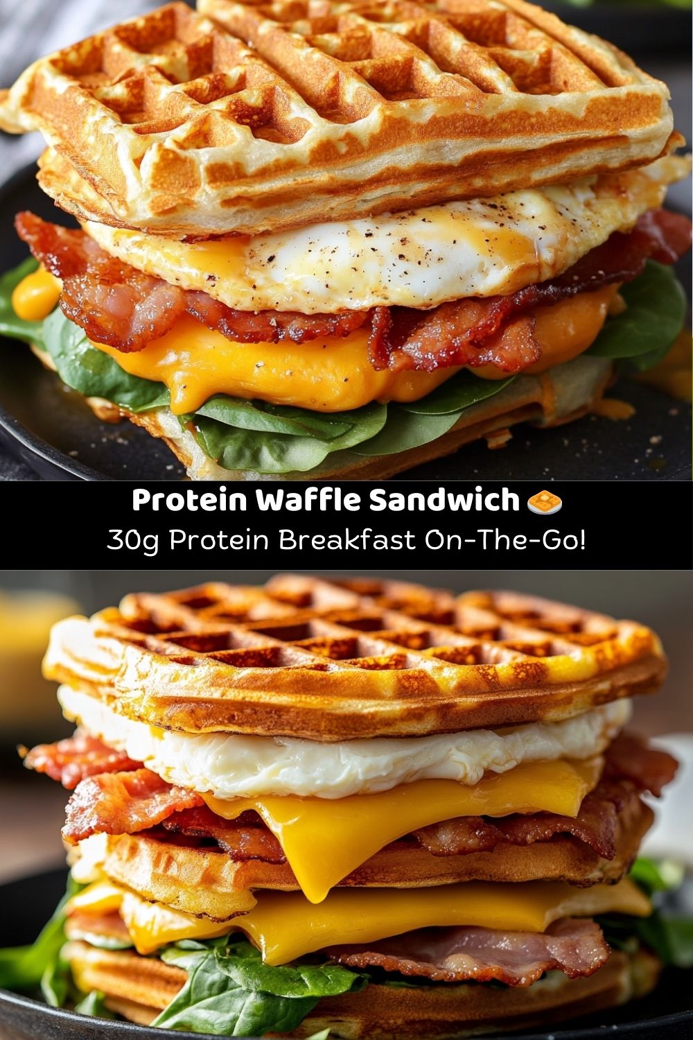 Protein Waffle Sandwich