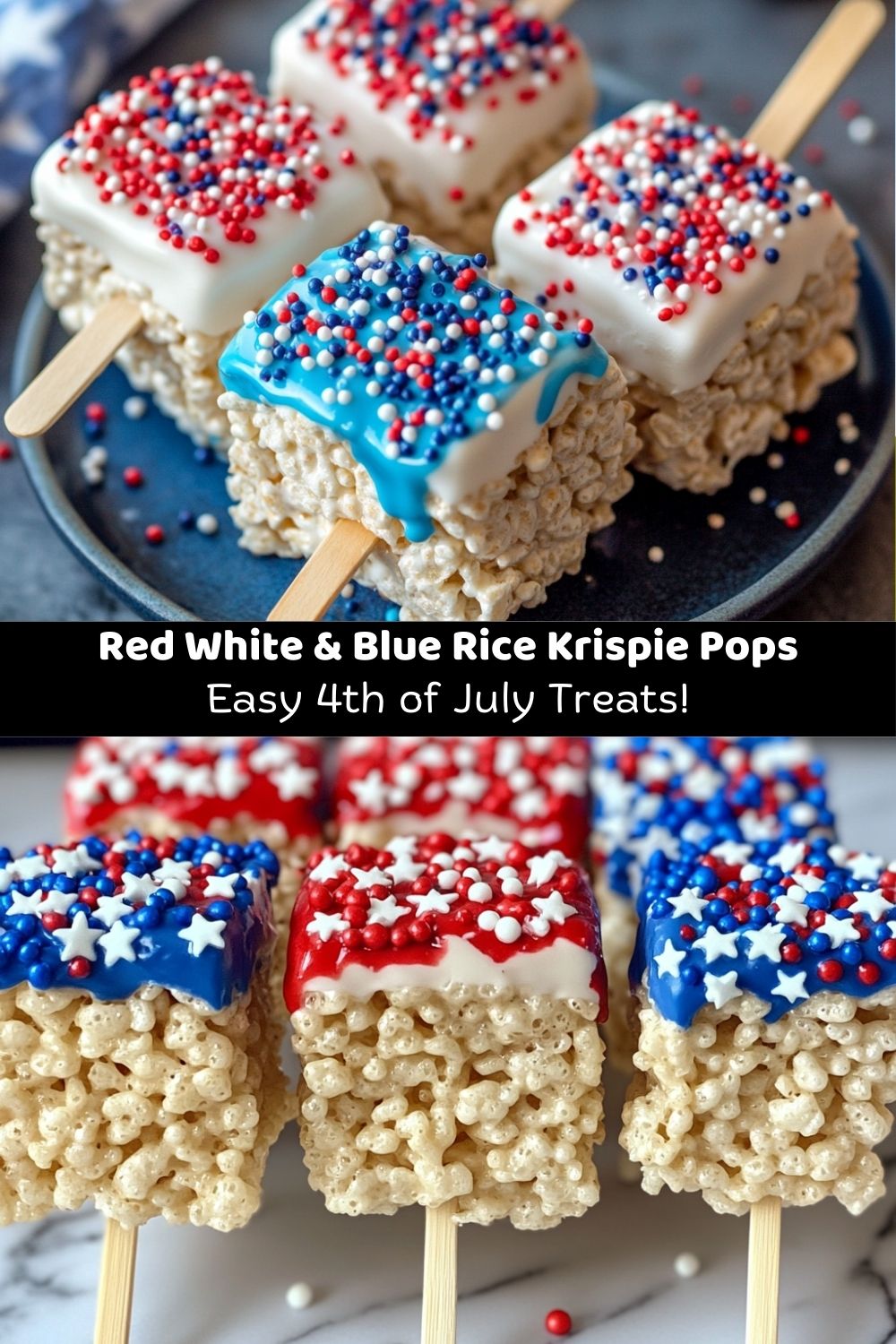 Easy Red, White & Blue Treats