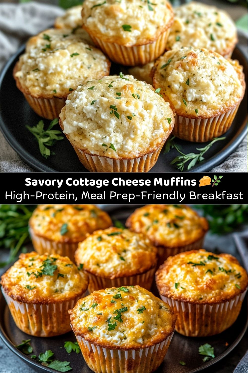 Savory Cottage Cheese Muffins
