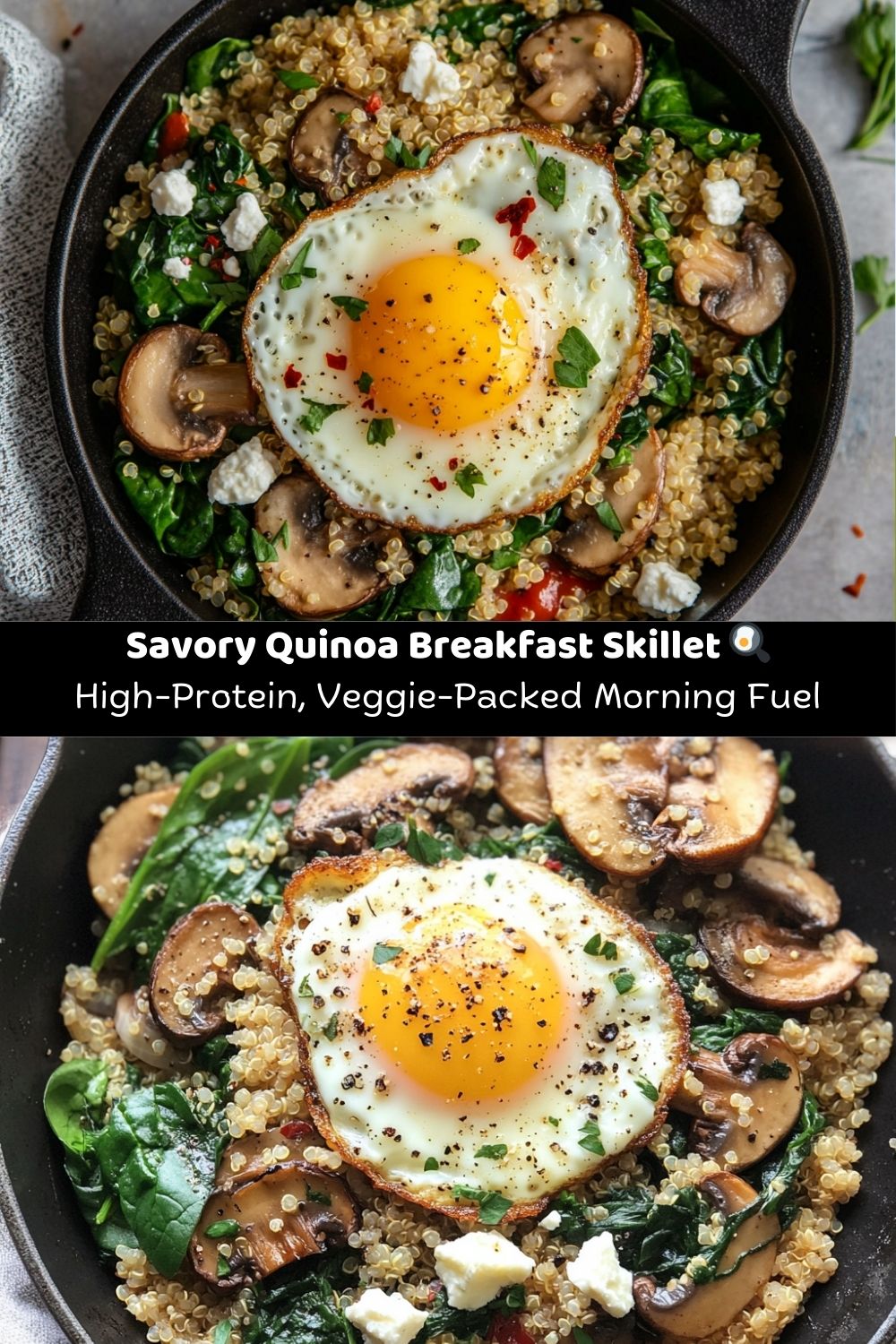 Savory Quinoa Breakfast Skillet