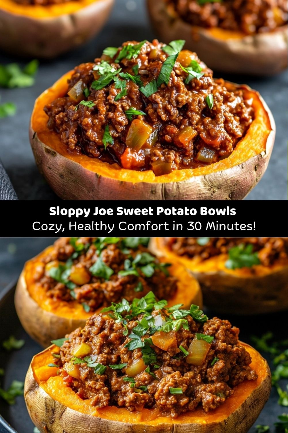 Sloppy Joe Sweet Potato Bowls