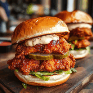 Spicy Crispy Chicken Sandwiches!