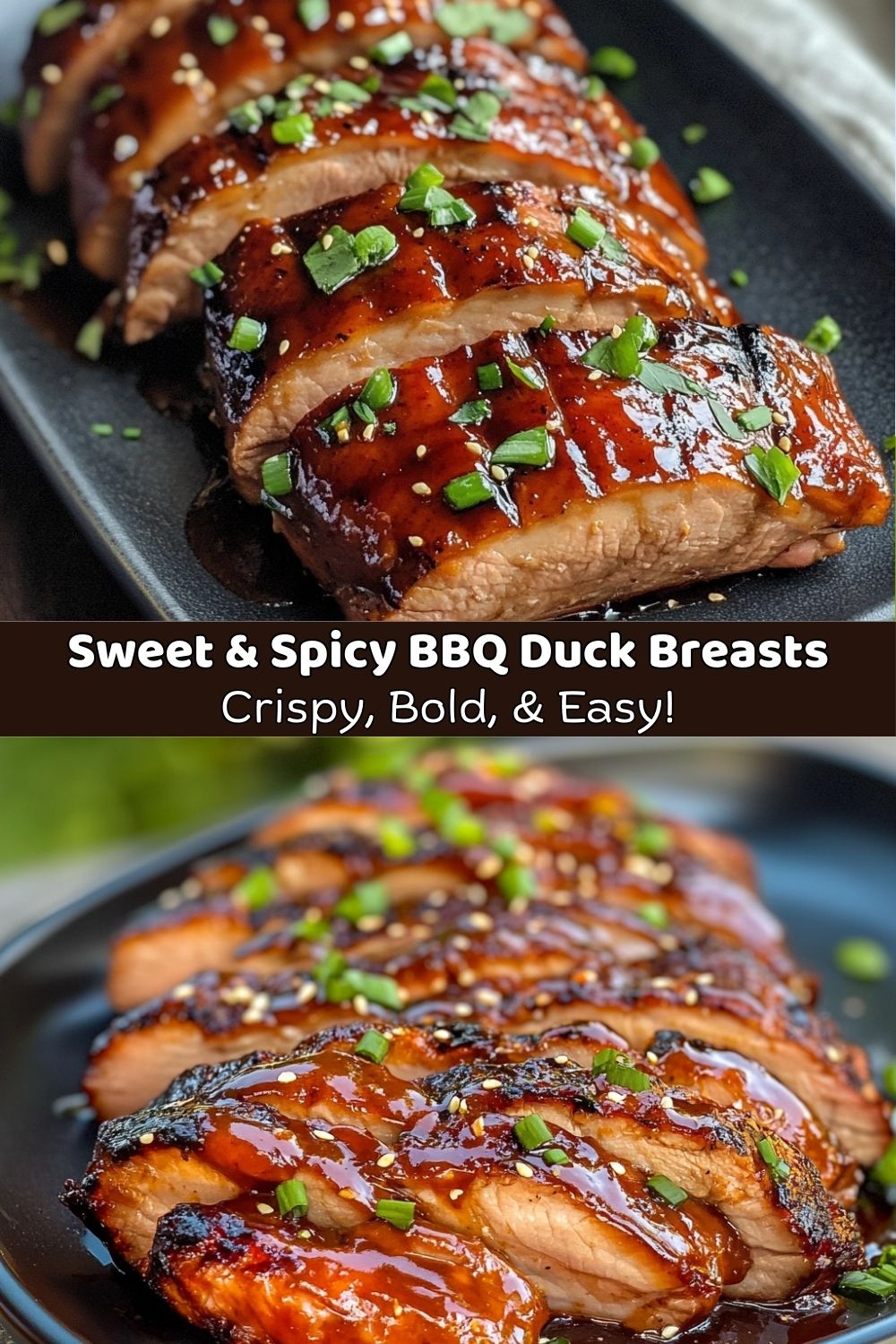 Sweet & Spicy BBQ Duck Breasts