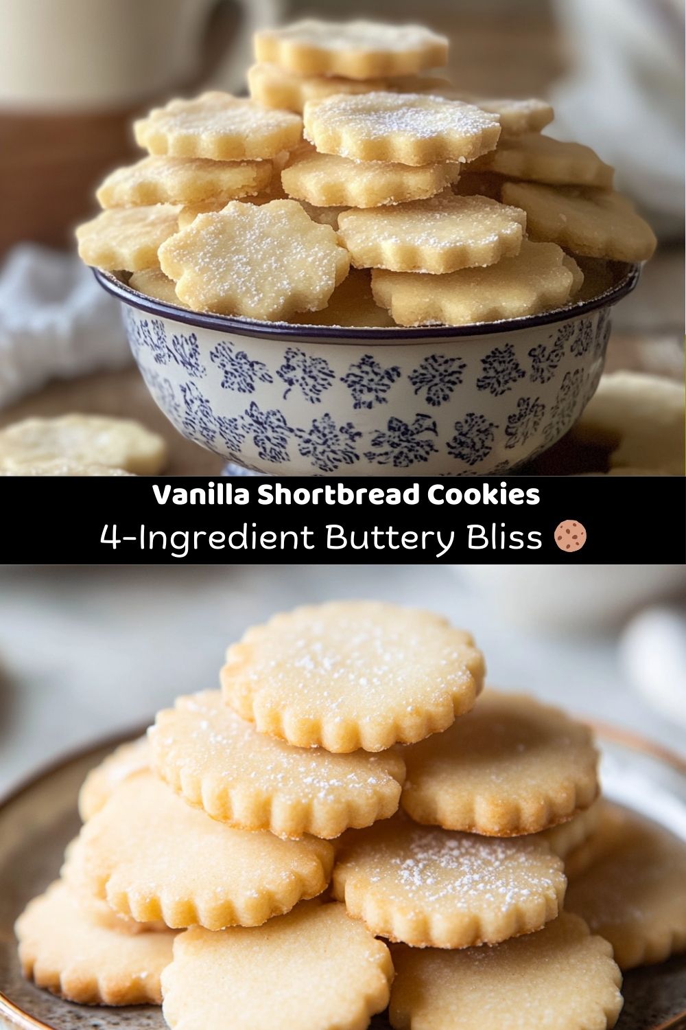Vanilla Shortbread Cookies