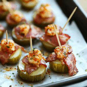 Spicy Bacon Pickle Bites