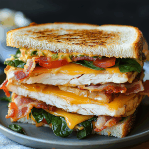 Turkey Melt with Cheddar
