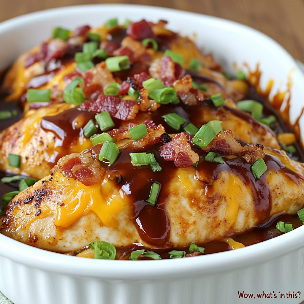 Cheesy Bacon BBQ Chicken