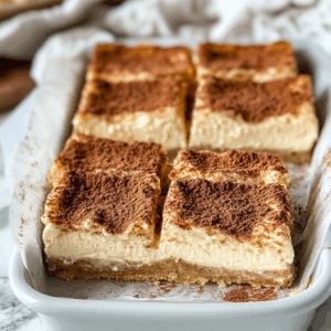 Keto Churro Cheesecake Bars