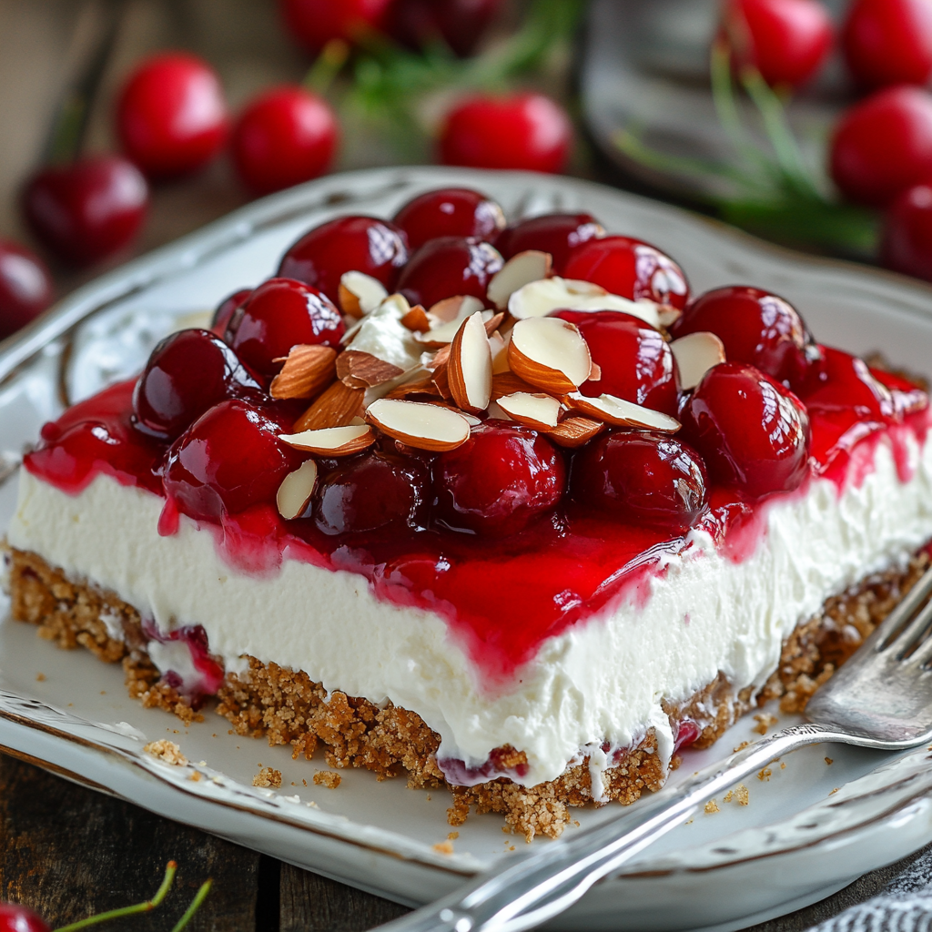 Cherry Cheesecake Lush Dessert