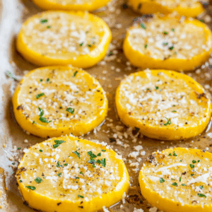 Parmesan Baked Yellow Squash