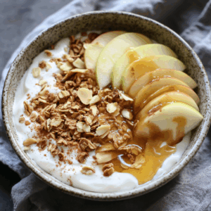 Protein-Packed Apple Yogurt Bowl