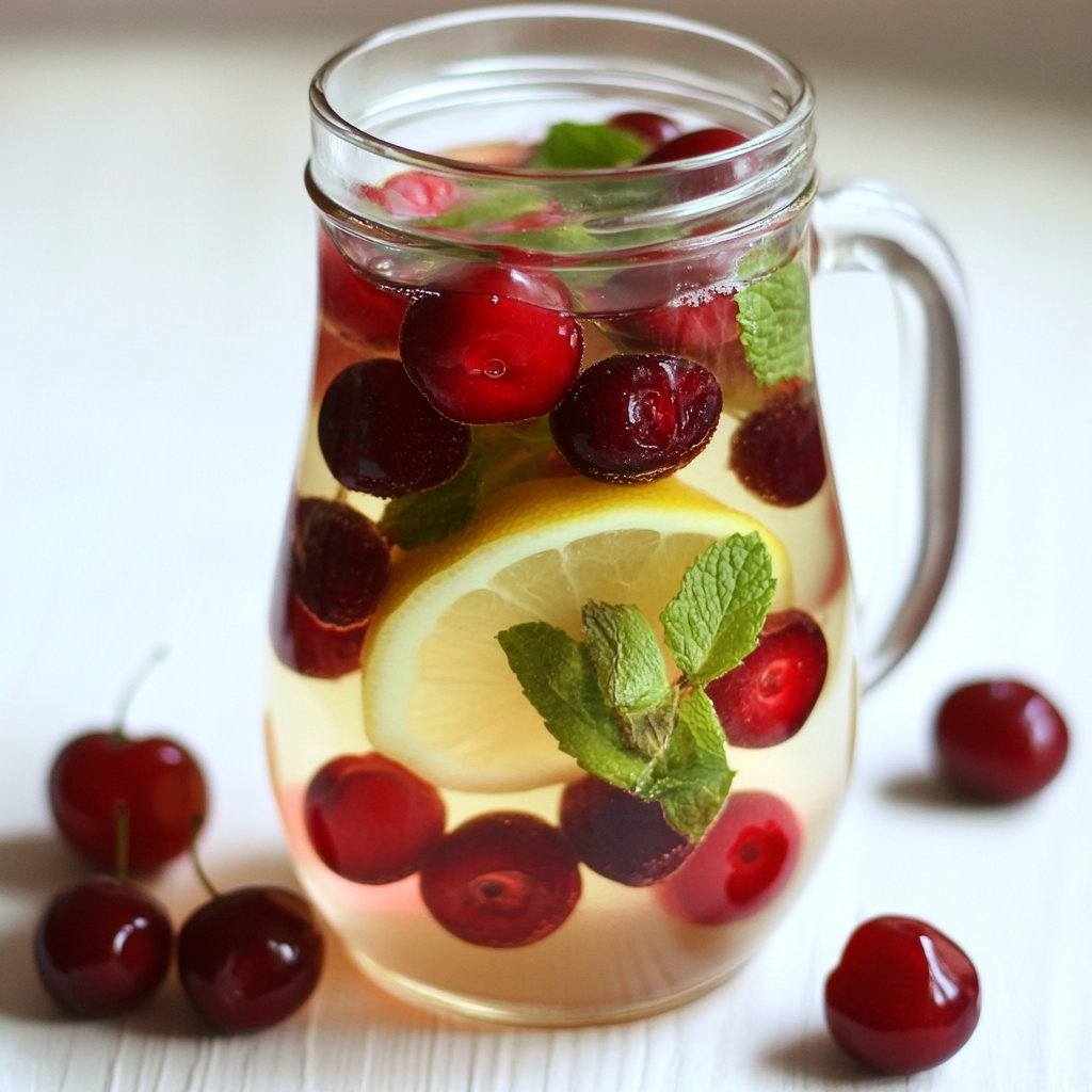 Refreshing Cherry Water